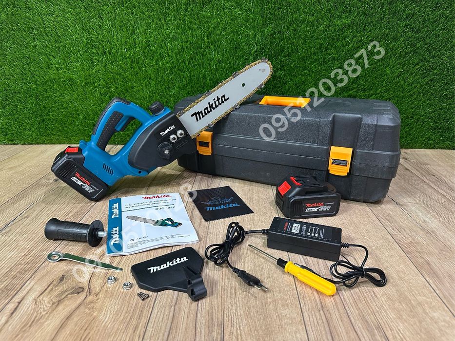 Аккумуляторная пила Makita DUC122Z 36V 6Ah Длина шины 30см 9500 об/мин