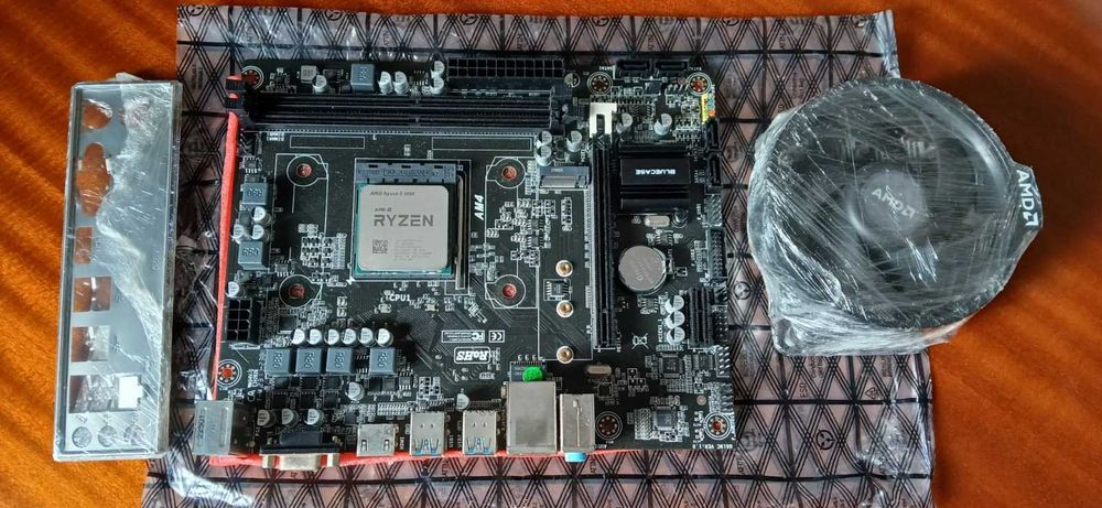 Kit Gamer Ryzen 5 + Pl.mãe AM4 + cooler64284327437569121