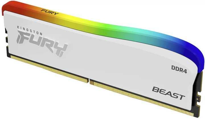 пам'ять одна планка DDR4 16GB 3200MHz CL16 Kingston FURY Beast RGB White. Trade-IN