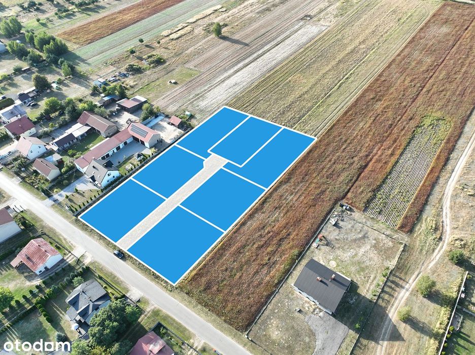 Działka budowlana z mediami i dojazdem asfaltowym