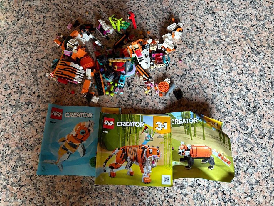 LEGO Creator 31129 — Tigre Majestoso 3 em 1