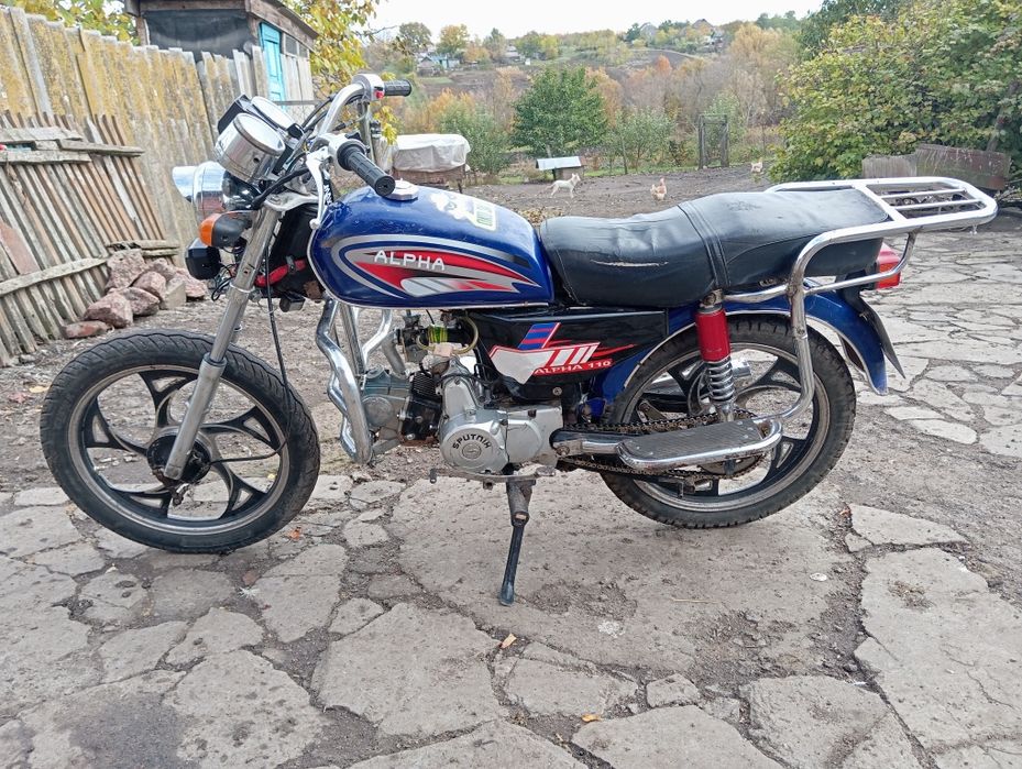 Мопед Альфа 110 на документах можливий обмін