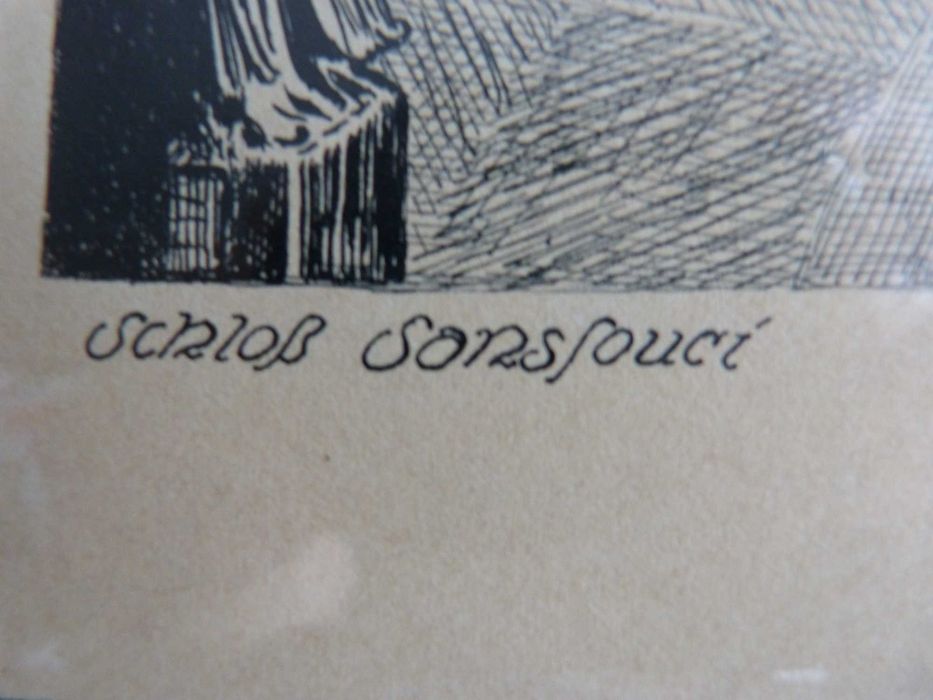Rycina , biblioteka w Sanssouci