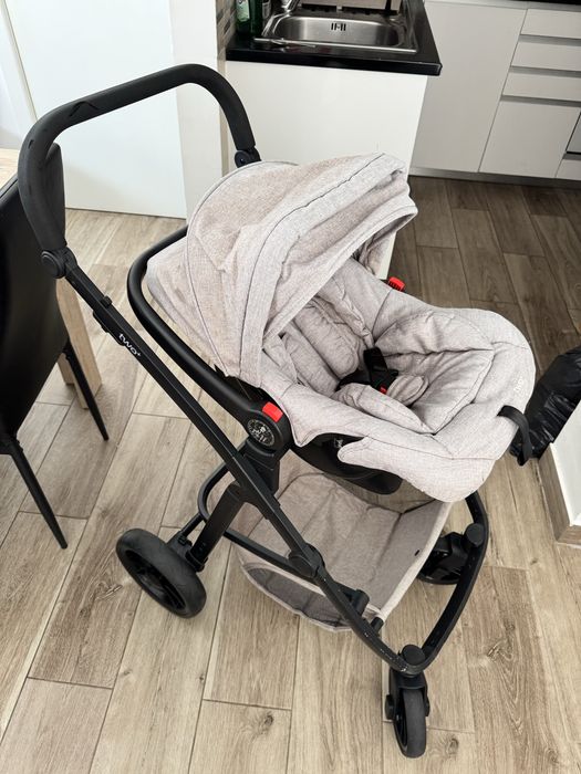 Carrinho de Bebé Trio Conversível 2in1 – 0 a 4 Anos