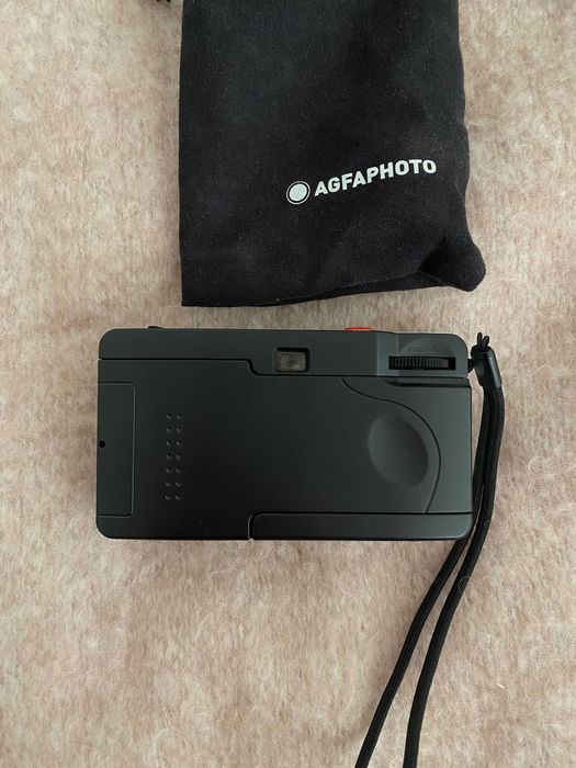 Máquina Fotográfica Analógica Agfa com Flash 35 mm - Preto