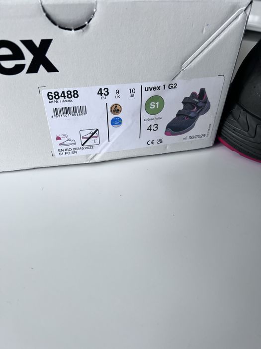Buty Uvex G2 rozm 43 Nowe
