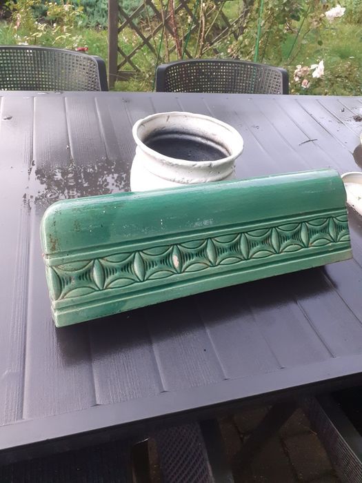 Kafle piecowe 100 letnie z Gdańska