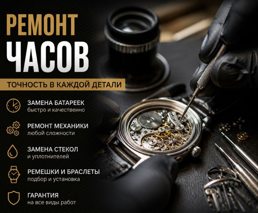 Ремонт часов любой сложности
