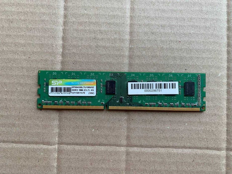 Оперативная память SP DDR3 4G 1066(CL7) 10V