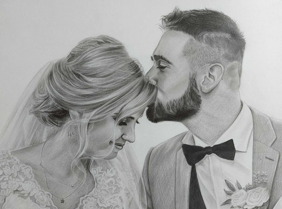 Portret ze zdjęcia na zamówienie, portrety, formaty: A4,A3,A2,B2...