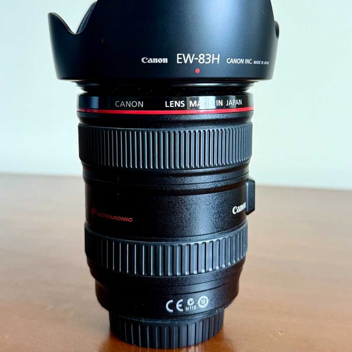 Objetiva Canon EF 24-105mm f/4L IS USM (como nova)