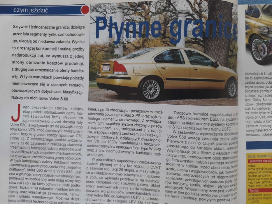 AUTO Volvo S60 Mondeo Mikrus Smyk, Star A4 Clio Sport Punto HGT MR2