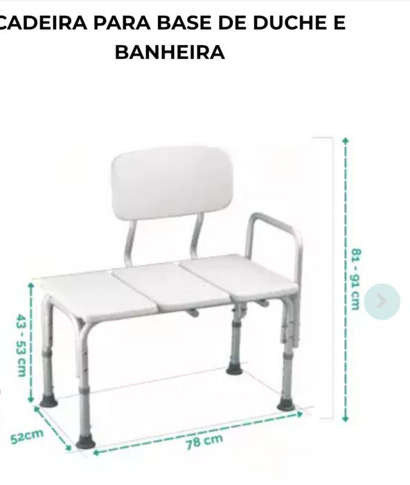 Cadeira para banheira ou duche