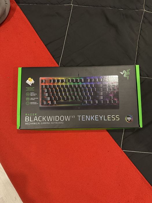 Teclado mecanico Razer BlackWidow V3 TenKeyless Switch Amarelo Pt-Pt