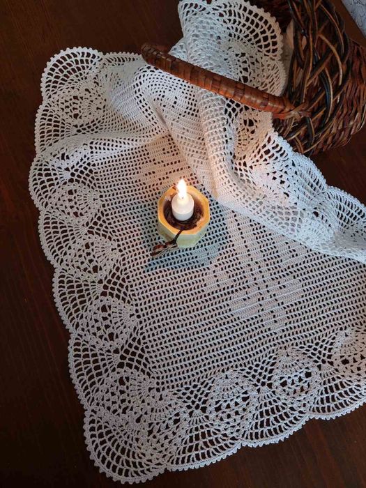 В‘язана Великодня серветка