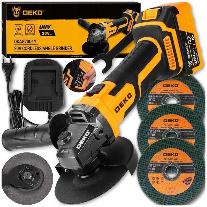 Szlifierka kątowa akumulatorowa