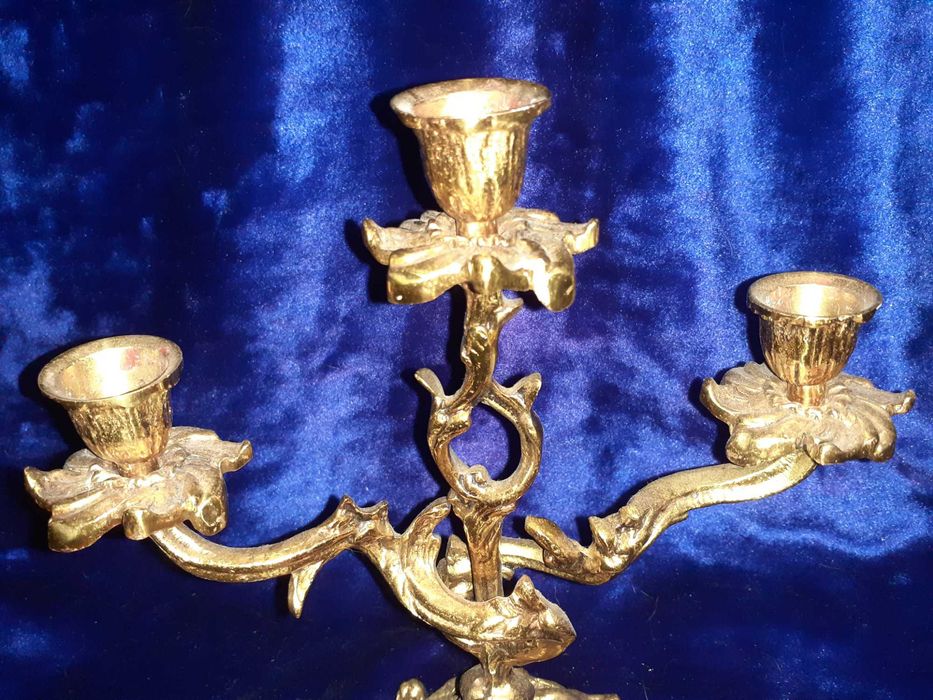 Castiçal / Candelabro em Bronze