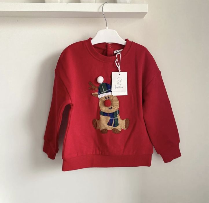 Новорічний светр на 1,5-2 рочки, 92 розмір