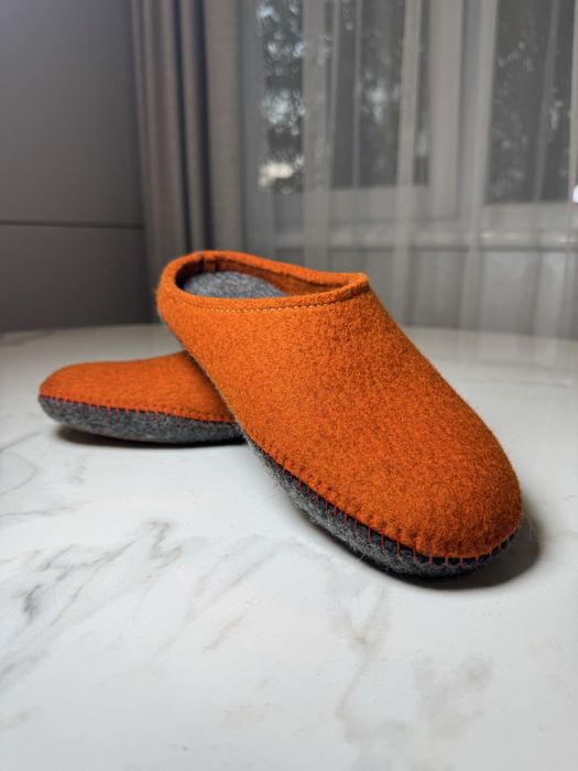 Тапки з натурального войлока