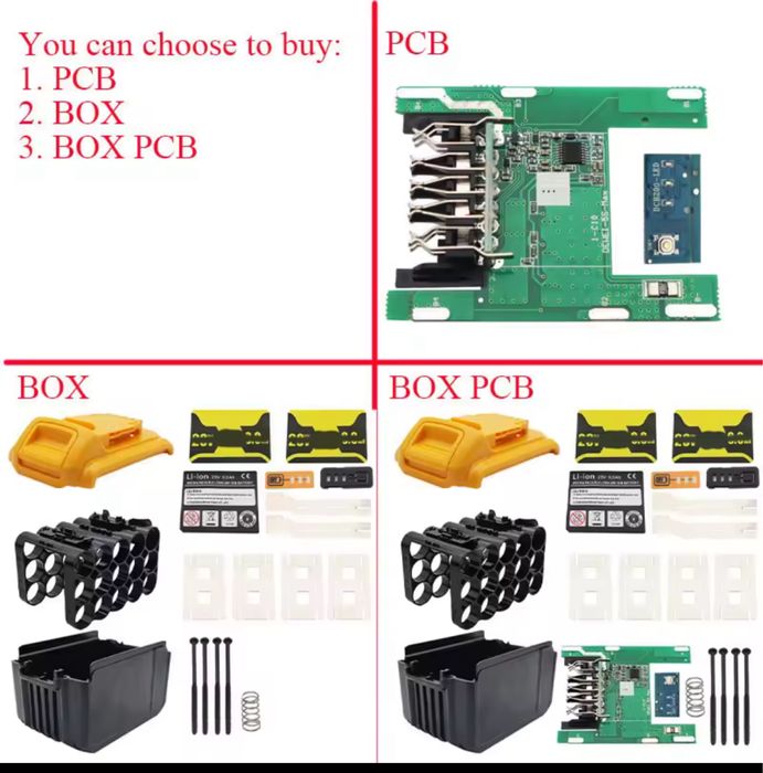 Корпуса для сборки АКБ  Dewalt акумулятор батарея корпус чохол Девольт