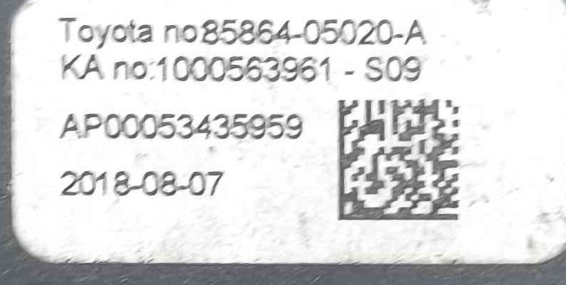 Módulo Eletrónico 85864-05020-A - TOYOTA C-HR