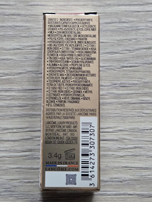 Pomadka L'absolut Rouge Creame 11 Rose Nature Lancôme