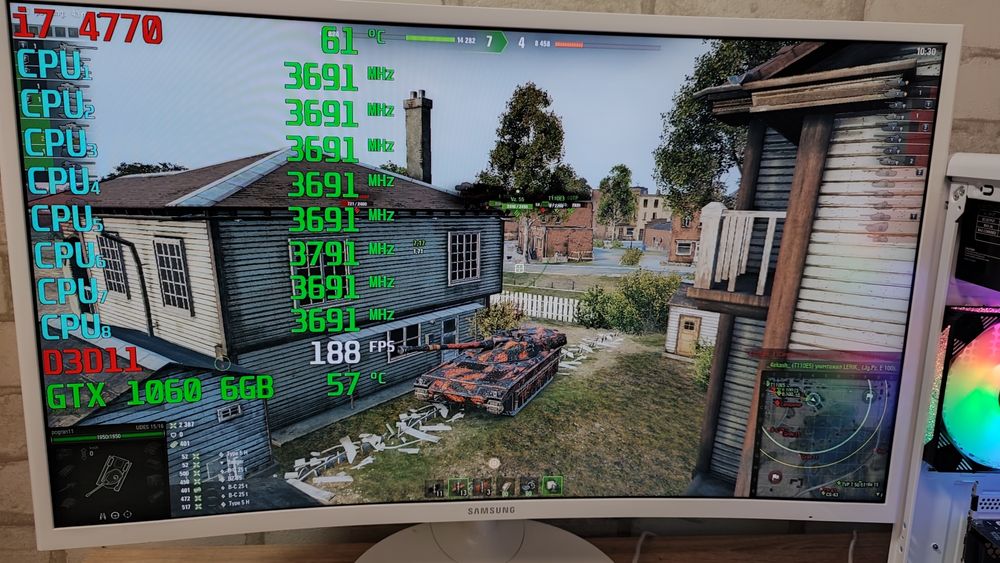 Игровой ПК i7 GTX 1060 6GB CS 2 GTA5 WOT fortnite DoTa2 PUBG RUST