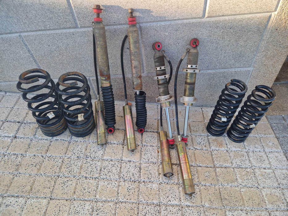 Kit Suspensão +5cms Toyota LC Kzj 95 Amortecedores APV + Molas OME