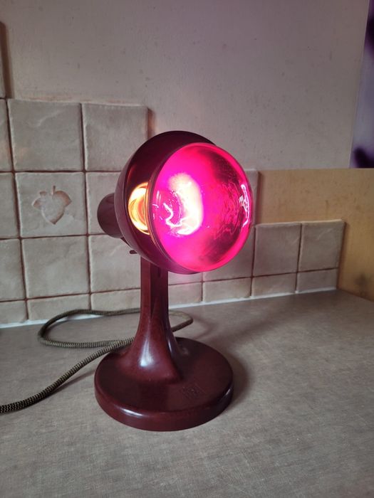 Lampa biurkowa EMV bakelit Vintage
