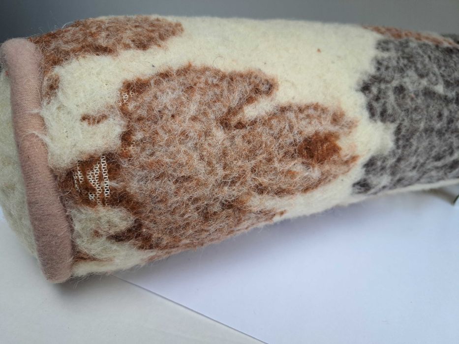 Wałek Poduszka pod głowę z wełny