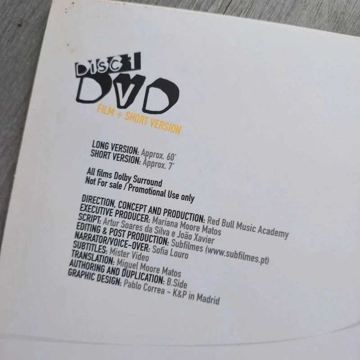 DVD CD Lusofonia, a (R)evolução Red Bull Academy