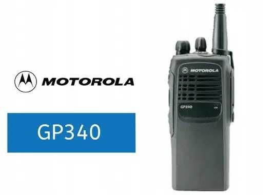 Radiotelefon MOTOROLA GP340 VHF KOLEJ PKP UTK Zaprogramowana