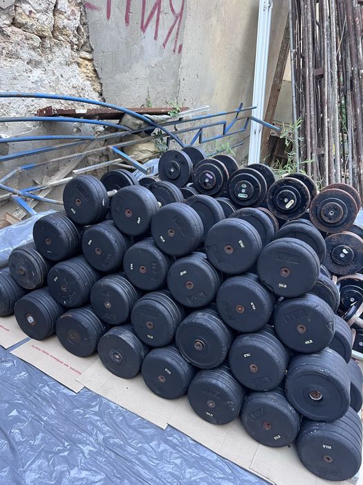 Продам гантельний ряд MF (вага в фунтах)