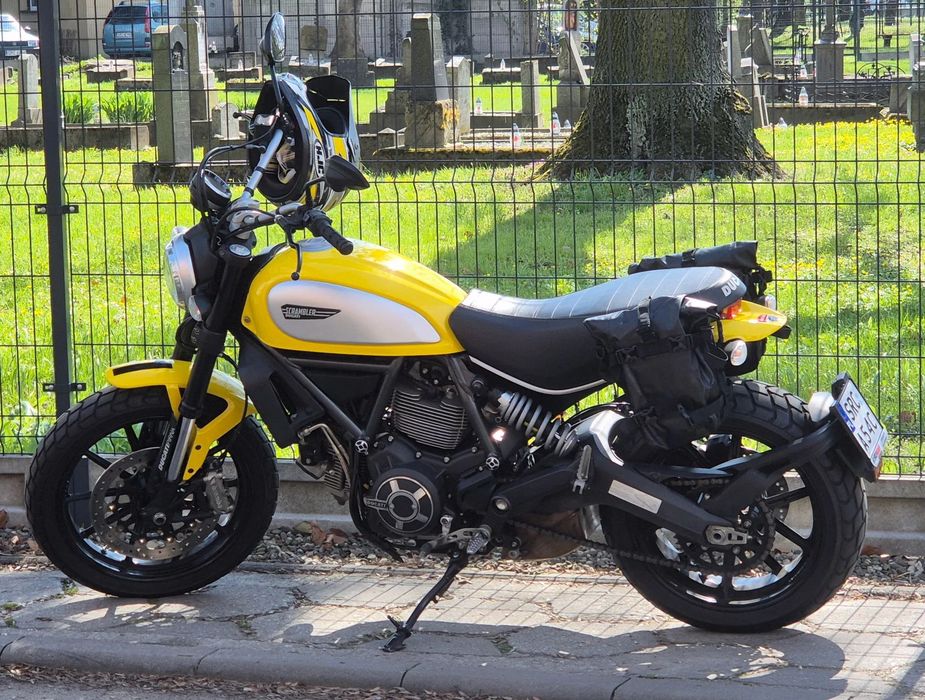 Ducati Scrambler Jak NOWY Ducati Scrambler 800, 1 właściciel, pełna historia serwisowa