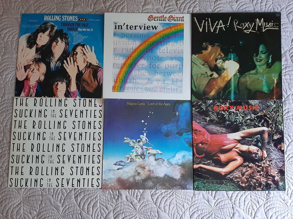 Rolling Stones - Gentle Giant – Magna Carta – Roxy Music – Vinil LP