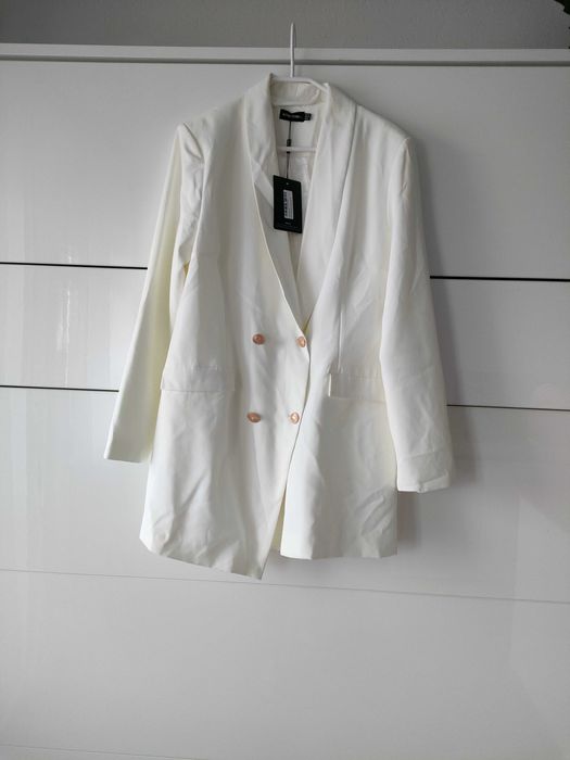 Żakiet Prettylittlethinkig marynarka kolor śmietanowy