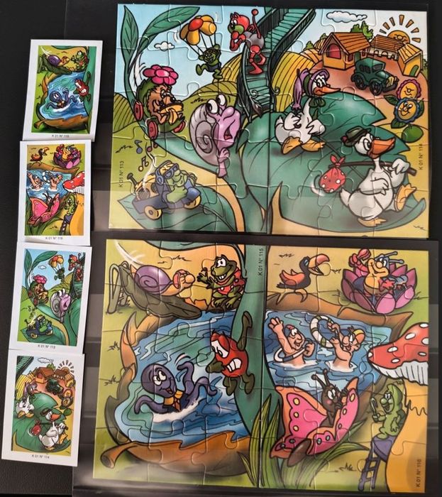 Mini puzzle kinder niespodzianka łodyga