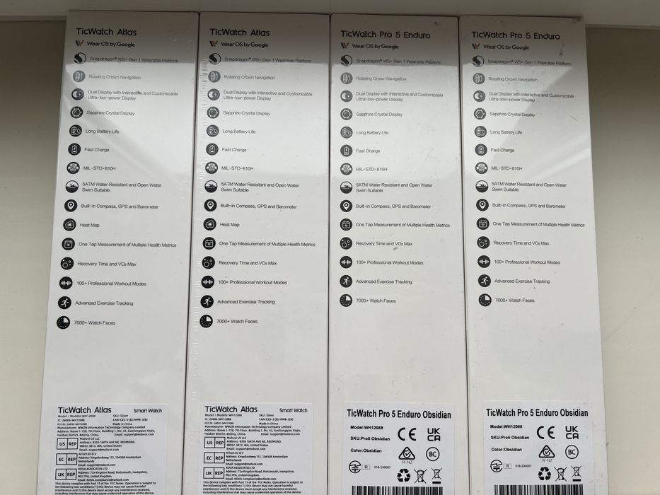 Смарт-годинники Mobvoi TicWatch Pro 5 Enduro 2/32Gb Obsidian (WH12088)