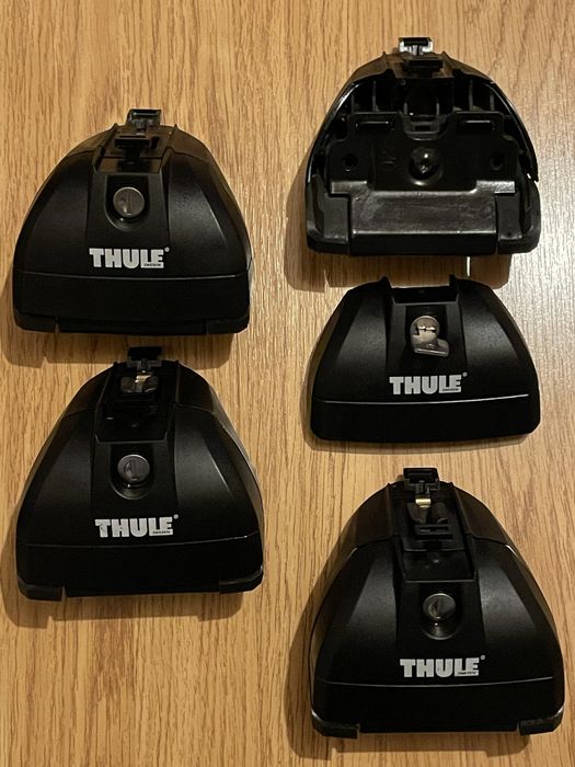4 suportes Thule rapid system 753 + Kit 4018