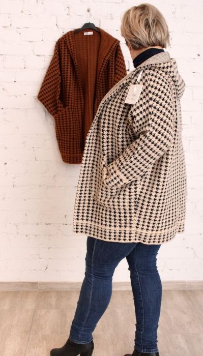 Świetna ALPAKA L/XL do 46 kurza stopka , PIPETKA brąz