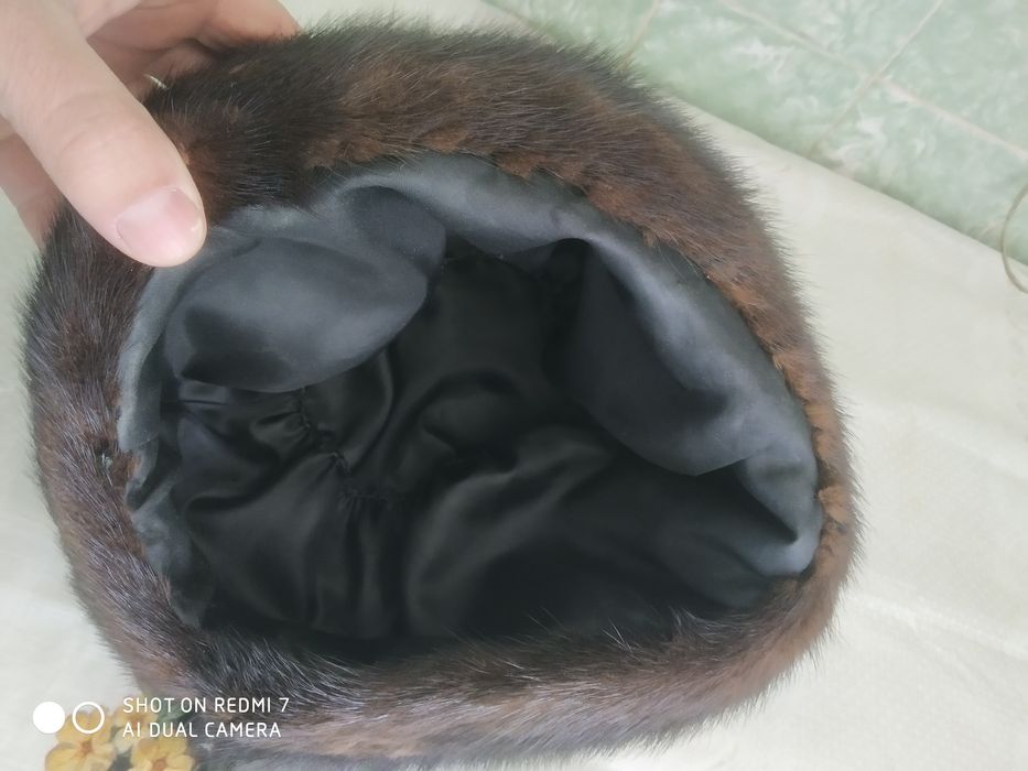 Хутряна шапка з норки