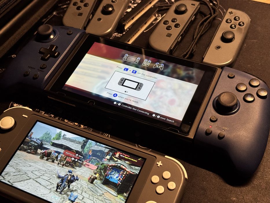 Nintendo Switch – ZESTAW (Switch v1 + Switch Lite + akcesoria i gry) | Zamienię na PS5 lub sprzedam