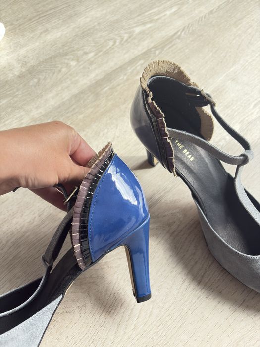 Szare czółenka na obcasie Shoe The Bear – rozmiar 41