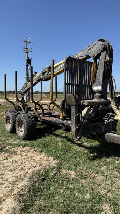 Valtra 8150s com reboque florestal costa