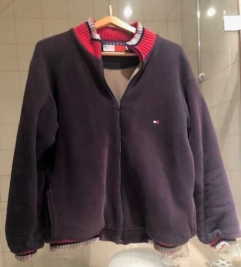 Casaco de homem (sweatshirt) azul, da marca Tommy Hilfiger