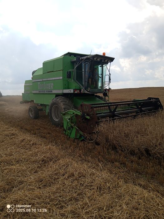 Kombajn deutz fahr 4080 hts klimatyzacja sieczkarnia poziomowany heder