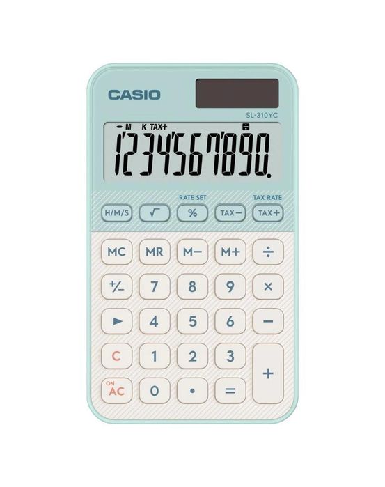 Kalkulator Casio SL-310YC-LGN Casio pudełko,