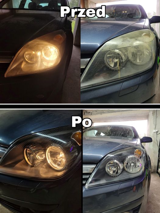Polerowanie lamp samochodowych