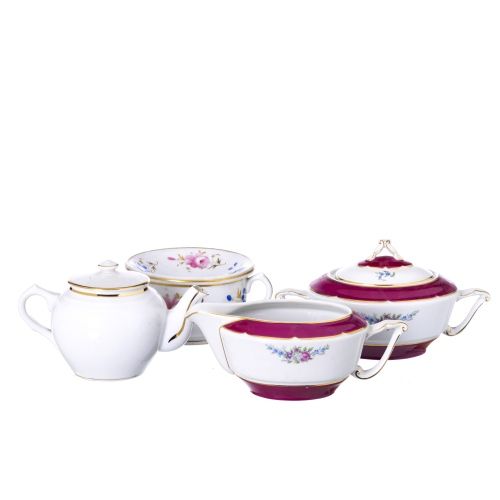 Porcelana - Lote de quatro peças - Vista Alegre e Candal - Século XIX