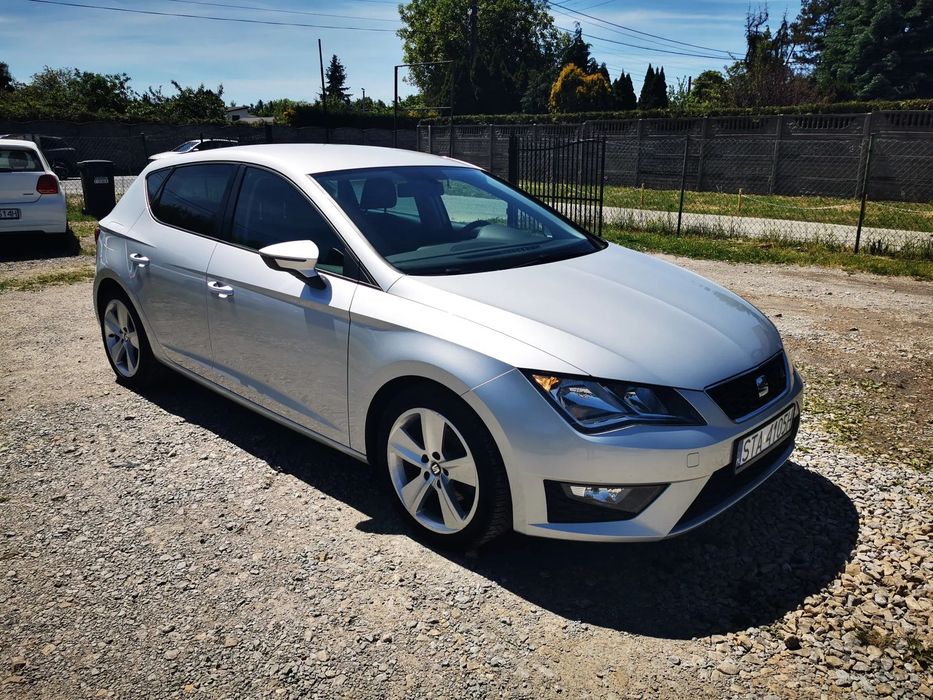 Seat Leon Nawigacja # pół skóra # klimatronik # bezwypadkowy # serwisowany